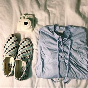 Blue Tie- Up Victoria’s Secret Pink Long Sleeve